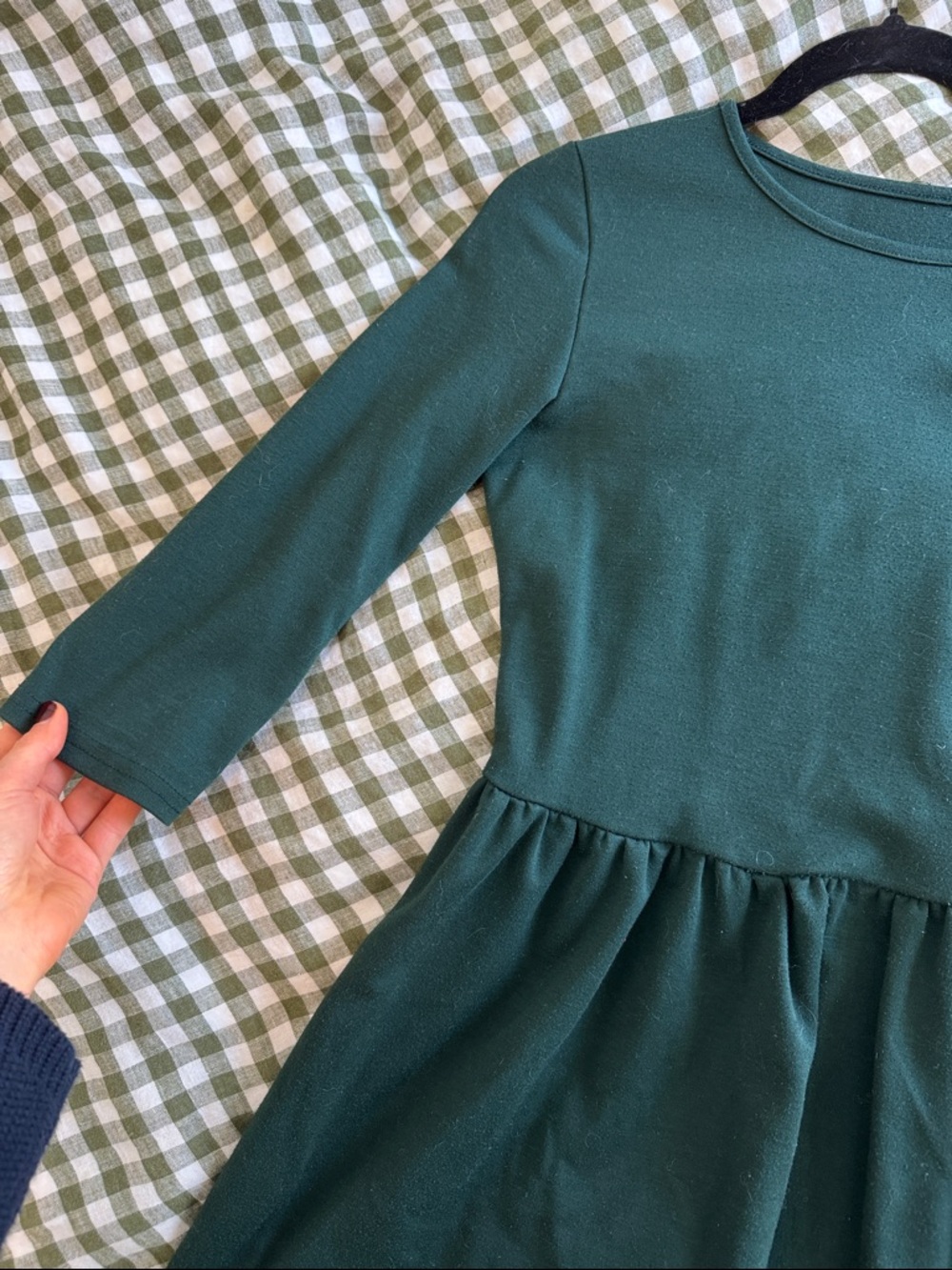 Midi classic green dress